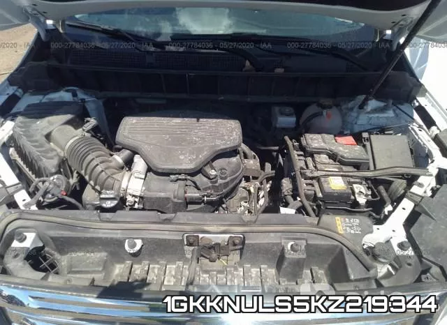 1GKKNULS5KZ219344 фото 2