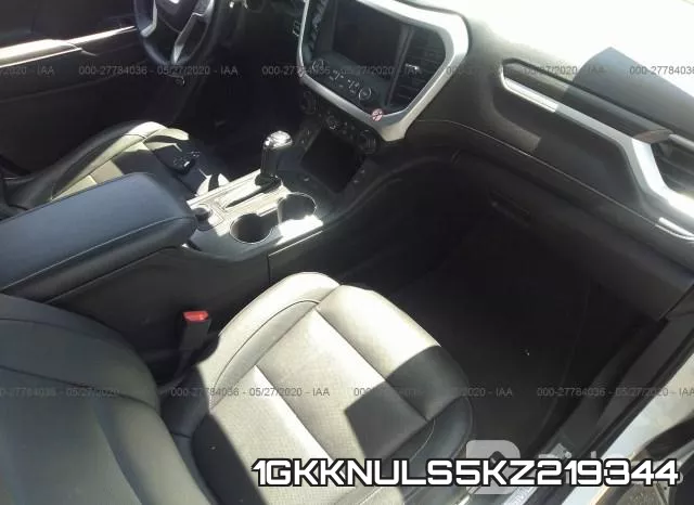 1GKKNULS5KZ219344 фото 6