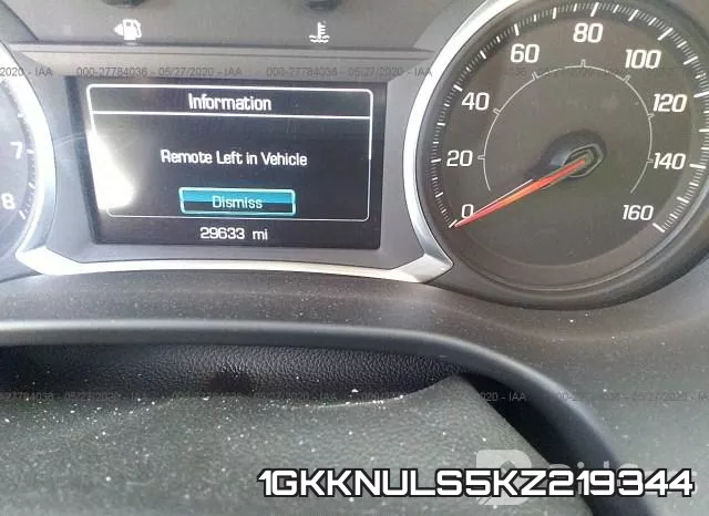 1GKKNULS5KZ219344 фото 8
