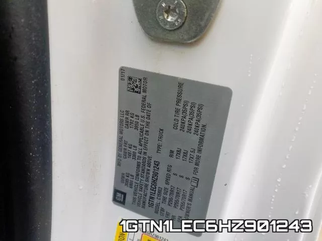 1GTN1LEC6HZ901243 фото 2