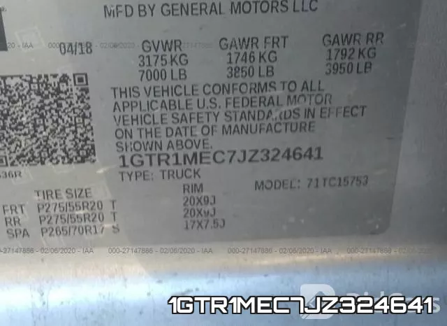 1GTR1MEC7JZ324641 фото 10