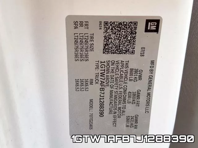 1GTW7AFB7J1288390 фото 2