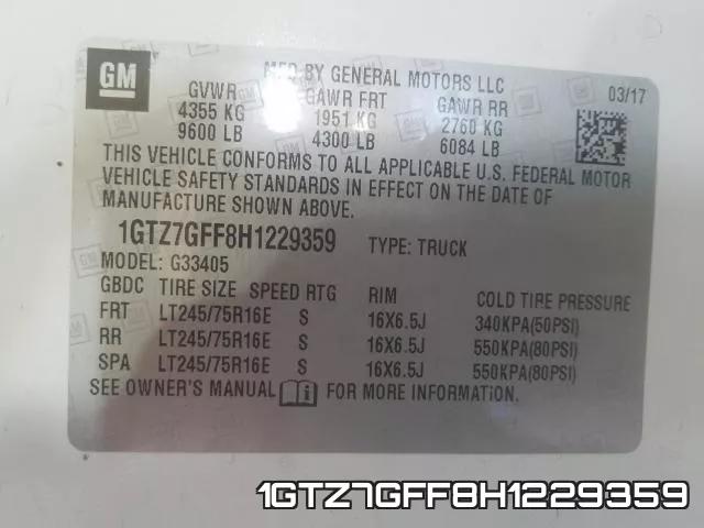 1GTZ7GFF8H1229359 фото 2