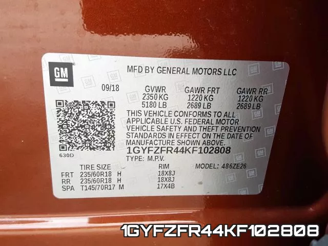1GYFZFR44KF102808 фото 2