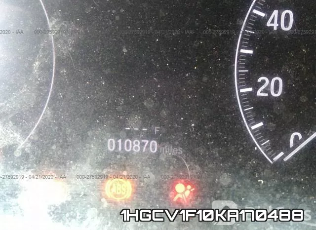 1HGCV1F10KA170488 фото 8