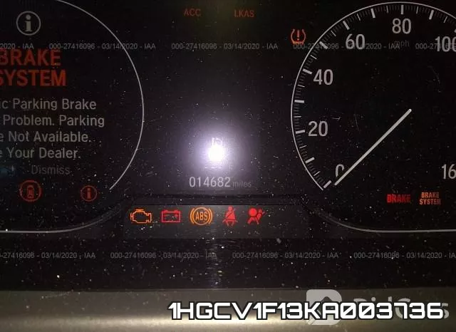 1HGCV1F13KA003736 фото 8