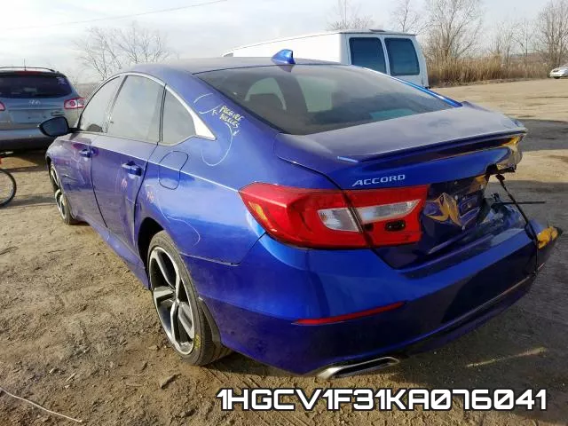1HGCV1F31KA076041 фото 4