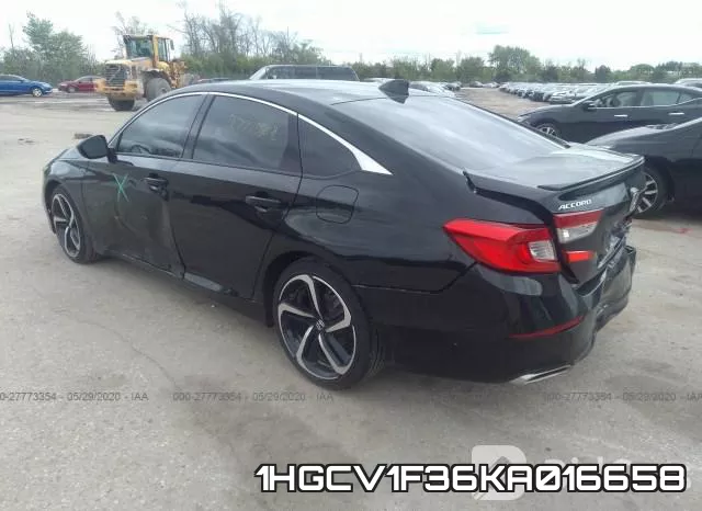 1HGCV1F36KA016658 фото 4