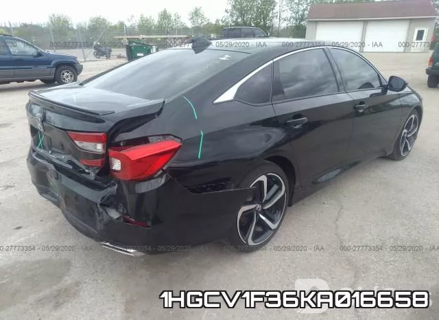 1HGCV1F36KA016658 фото 5