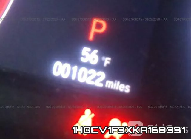 1HGCV1F3XKA168331 фото 8