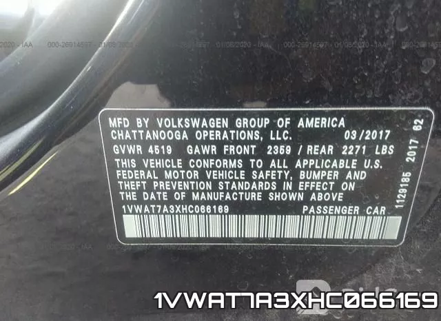 1VWAT7A3XHC066169 фото 10