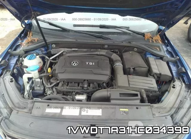 1VWDT7A31HC034398 фото 2