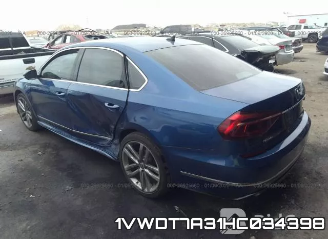 1VWDT7A31HC034398 фото 4