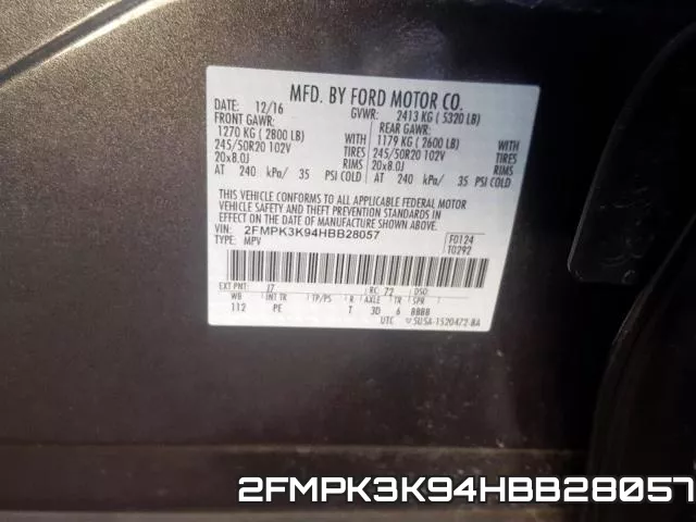 2FMPK3K94HBB28057 фото 2