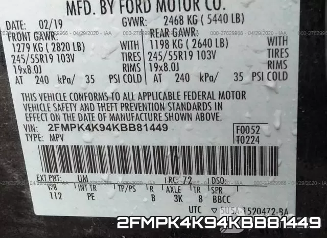 2FMPK4K94KBB81449 фото 10