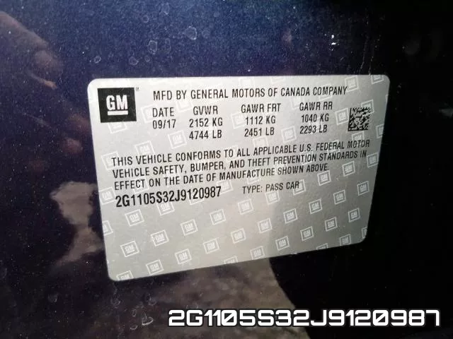 2G1105S32J9120987 фото 2