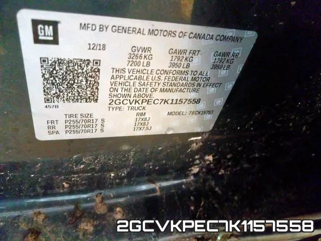 2GCVKPEC7K1157558 фото 2