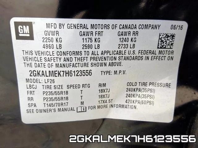 2GKALMEK7H6123556 фото 2