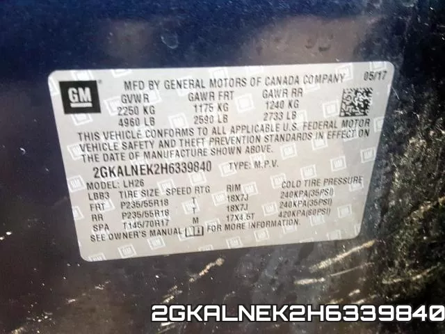 2GKALNEK2H6339840 фото 2