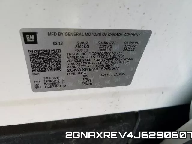 2GNAXREV4J6290607 фото 2