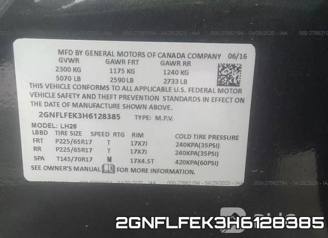2GNFLFEK3H6128385 фото 10