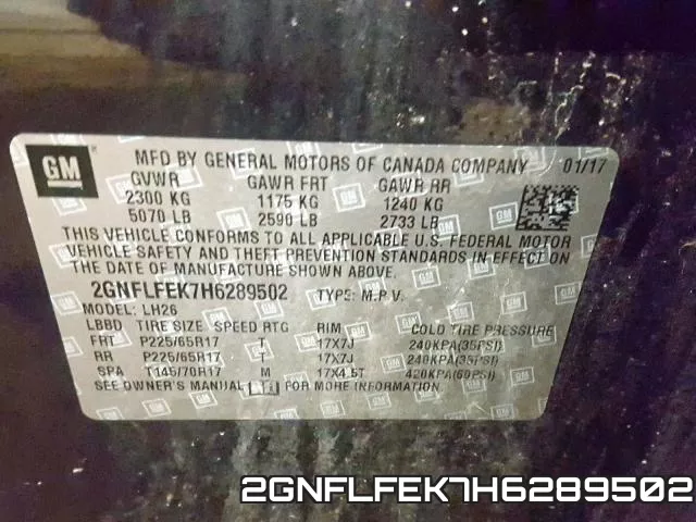 2GNFLFEK7H6289502 фото 2