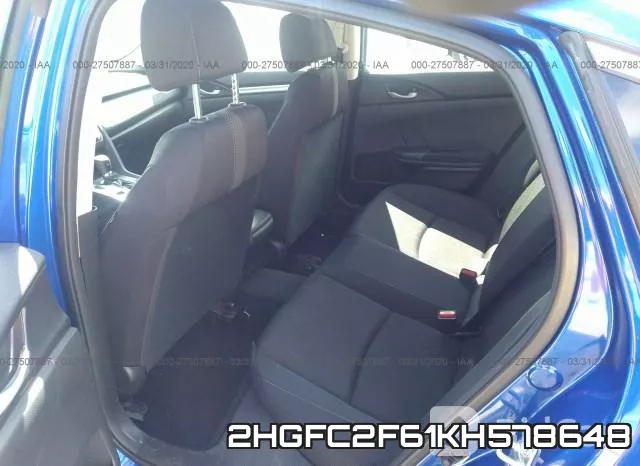 2HGFC2F61KH578648 фото 9