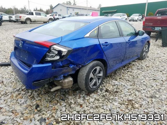 2HGFC2F67KH519331 фото 5