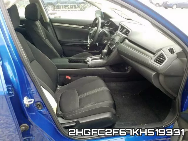 2HGFC2F67KH519331 фото 6