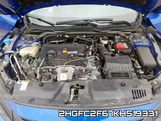 2HGFC2F67KH519331 фото 8