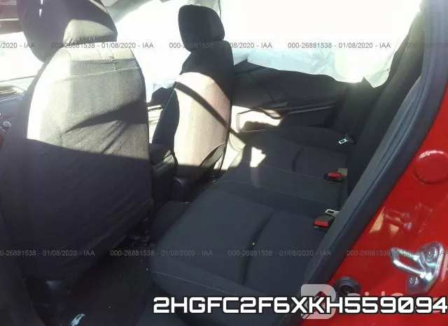 2HGFC2F6XKH559094 фото 9
