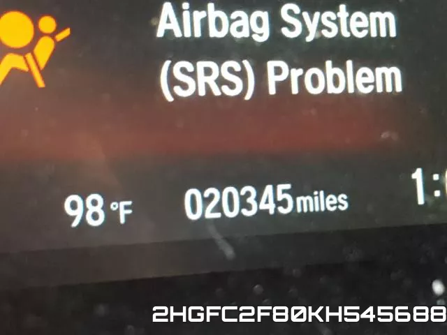 2HGFC2F80KH545688 фото 9