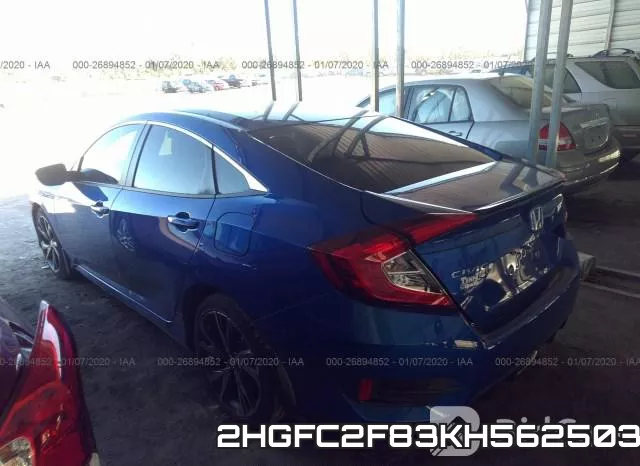 2HGFC2F83KH562503 фото 4