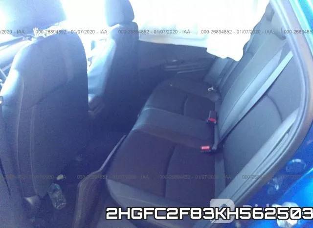 2HGFC2F83KH562503 фото 9