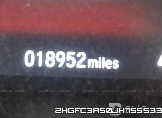 2HGFC3A50JH755533 фото 8