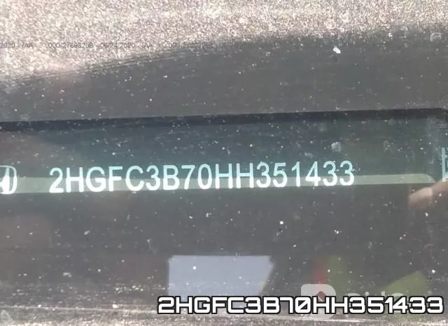 2HGFC3B70HH351433 фото 10