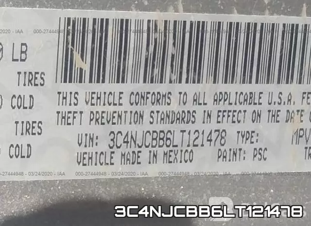 3C4NJCBB6LT121478 фото 10