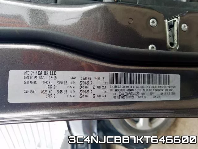 3C4NJCBB7KT646600 фото 2