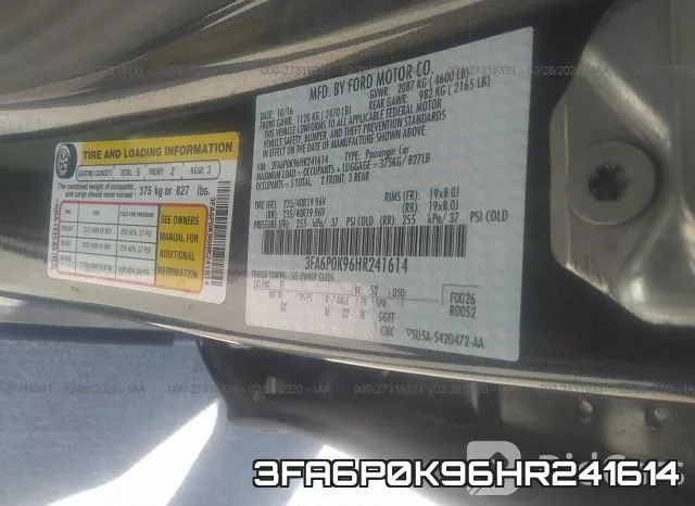 3FA6P0K96HR241614 фото 10