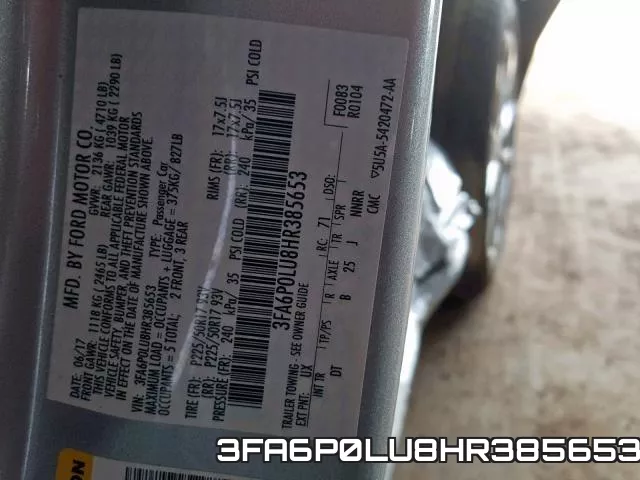 3FA6P0LU8HR385653 фото 2