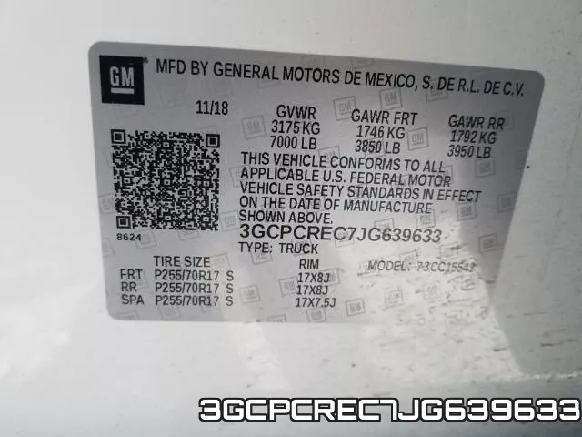 3GCPCREC7JG639633 фото 2