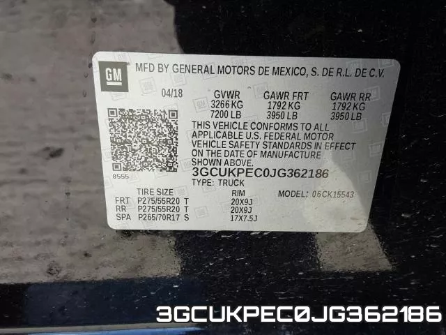 3GCUKPEC0JG362186 фото 2