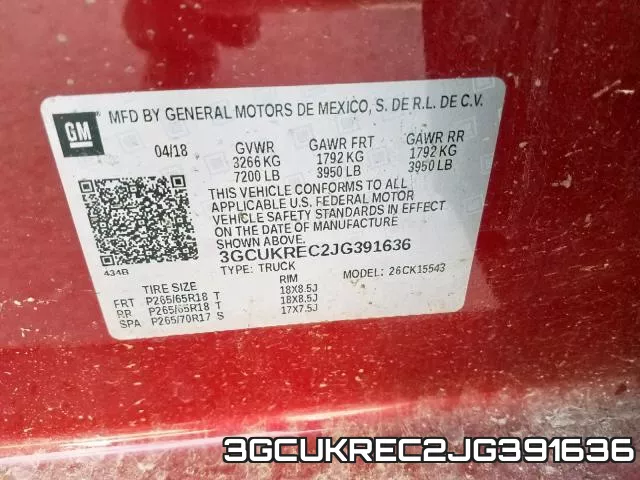 3GCUKREC2JG391636 фото 2