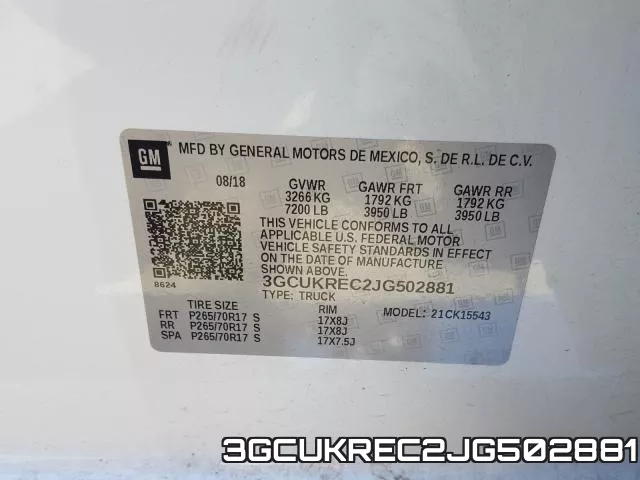 3GCUKREC2JG502881 фото 2