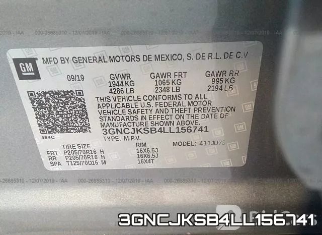 3GNCJKSB4LL156741 фото 10