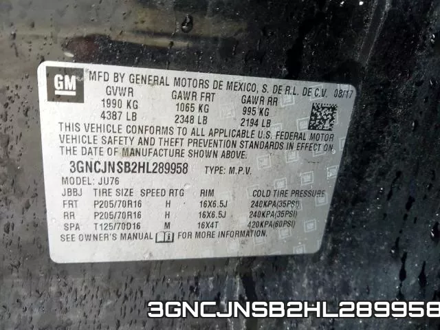 3GNCJNSB2HL289958 фото 2