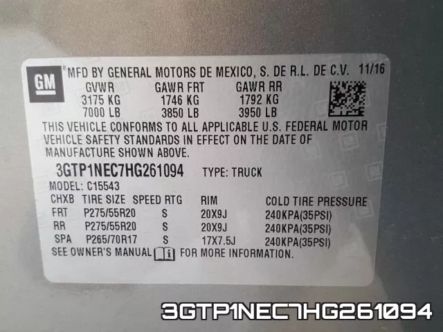 3GTP1NEC7HG261094 фото 2