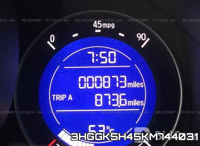 3HGGK5H45KM744031 фото 8