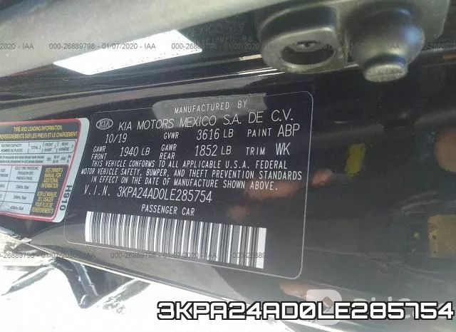 3KPA24AD0LE285754 фото 10