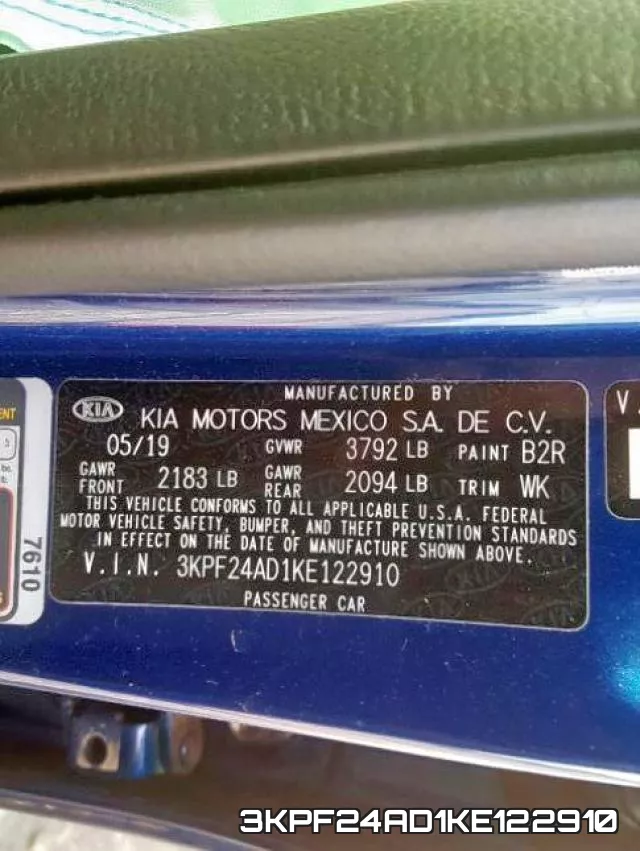 3KPF24AD1KE122910 фото 2
